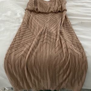 Beaded Adrianna Papell Dress